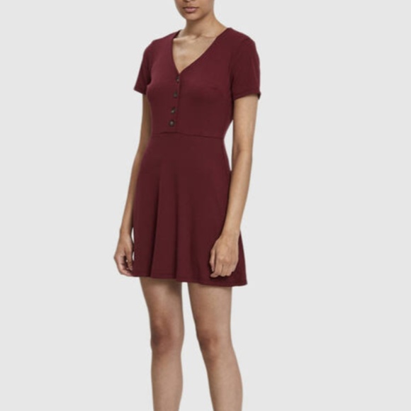 Need Supply Leila Ribbed Mini Dress Size Medium - Picture 2 of 5